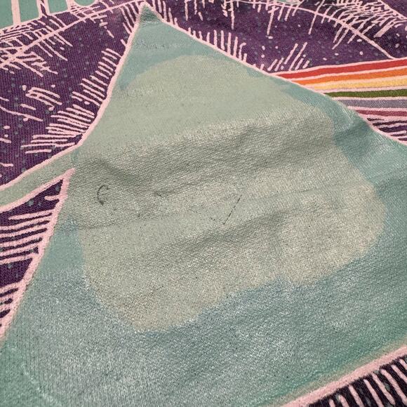 Pink Floyd Sweatshirt Tie Dye Crewneck Grunge Boho Retro Indie Alt Purple Small - Picture 5 of 7